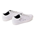 Versace Collection // Low Top Sneakers + Buckle // White (Euro: 39)