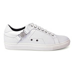 Versace Collection // Low Top Sneakers + Buckle // White (Euro: 45)