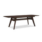 Currant Extendable Dining Table // 72 - 92" (Black Walnut)