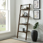 Currant Leaning Bookshelf (Black Walnut)