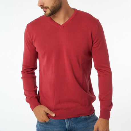 Zolia Sweater // Bordeaux (Small)