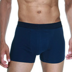 Canyon Boxer // Navy + White // Pack of 3 (Large)