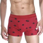 Stars Boxer // Red // Pack of 2 (2X-Large)