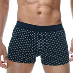 Hunter Boxer // Navy + Gray // Pack of 3 (Small)