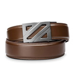 Epic Belt // Gunmetal + Brown