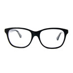 Women's 0166O005 Rectangular Optical Glasses // Black