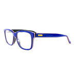 Unisex 0272O Rectangular Optical Frames // Blue