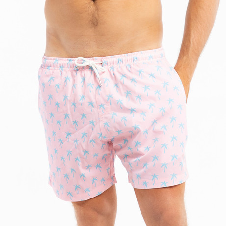 Palm Classics Swim Trunks // Pink (S)