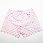 Palm Classics Swim Trunks // Pink (L)