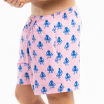 Octopus Classics Swim Trunks // Pink (XL)