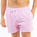 Gekko Originals Swim Trunks // Pink (L)