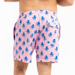 Octopus Classics Swim Trunks // Pink (S)