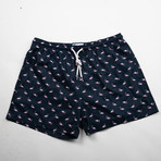 Flamingo Originals Swim Trunks // Navy (M)