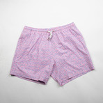 Anchors Classics Swim Trunks // Pink (M)