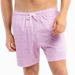 Anchors Classics Swim Trunks // Pink (XL)