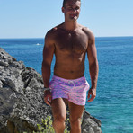 Gekko Originals Swim Trunks // Pink (L)