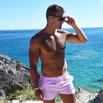 Gekko Originals Swim Trunks // Pink (L)