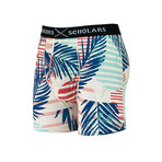 Paradise Cotton Softer Than Cotton Boxer Brief // Blue + Red (L)