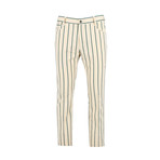 Wool Tailored Pant // Ivory + Green (Euro: 50)