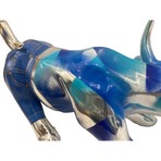 Bull // Resin Sculpture (Blue)