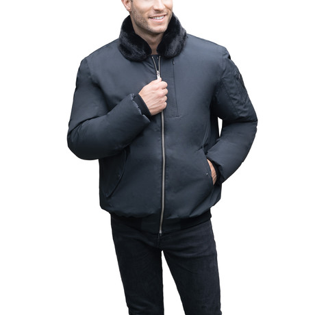 Men's Alpha Bomber Jacket // Black (XS)