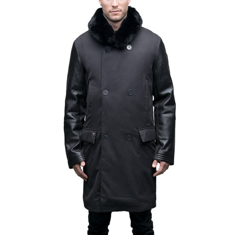 Men's Quinton Shawl Collar Jacket // Black (XS)