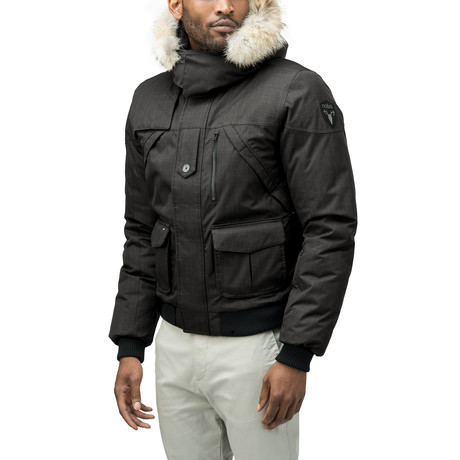 Men's Higgins Bomber Jacket // Black (XS)