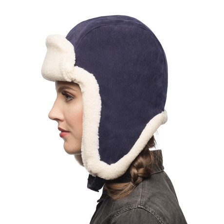 Unisex Aviator Hat // Navy