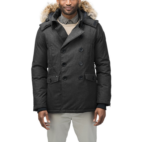 Men's Kato Peacoat // Heather Black (XS)