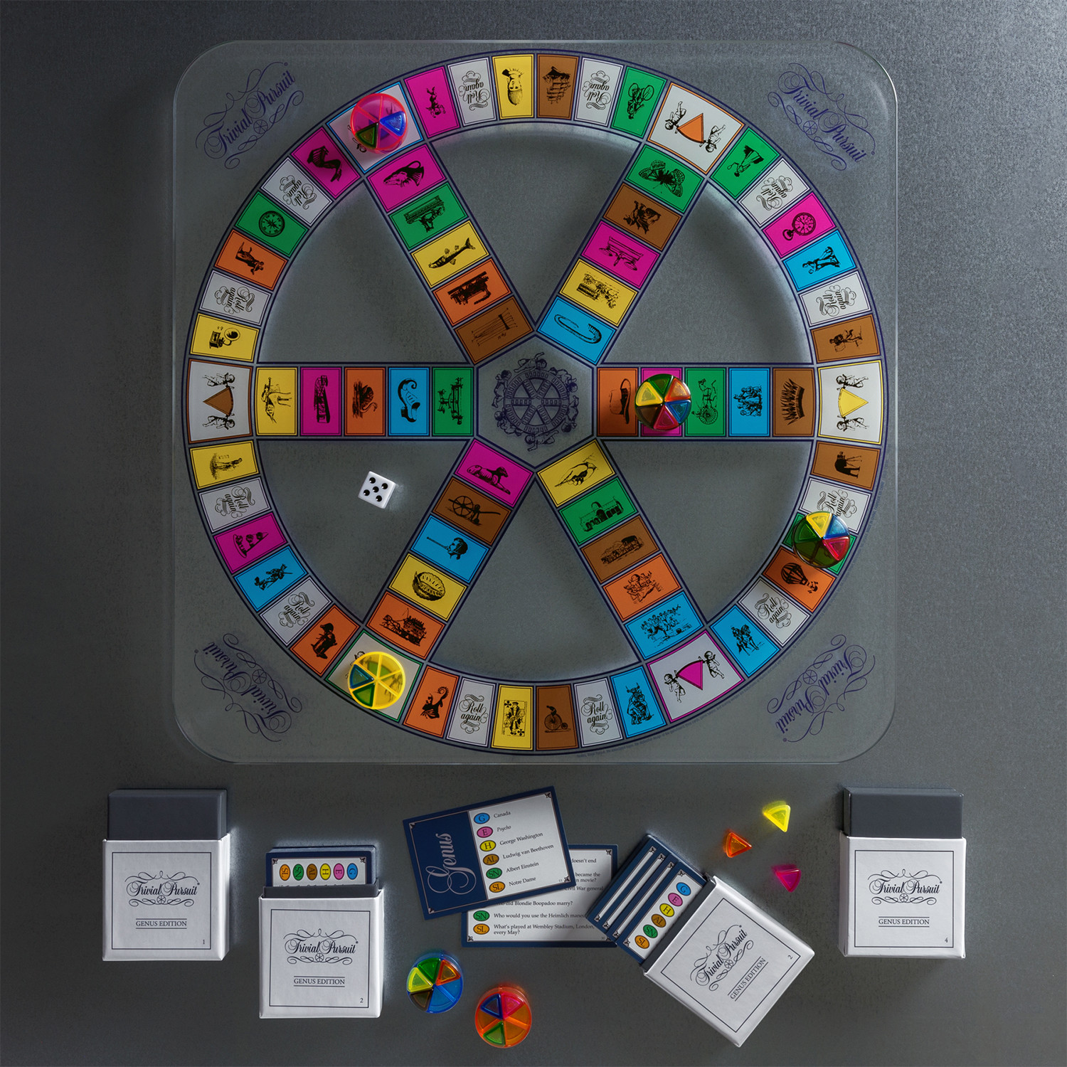 Trivial Pursuit Glass - WS Game Company - Touch of Modern