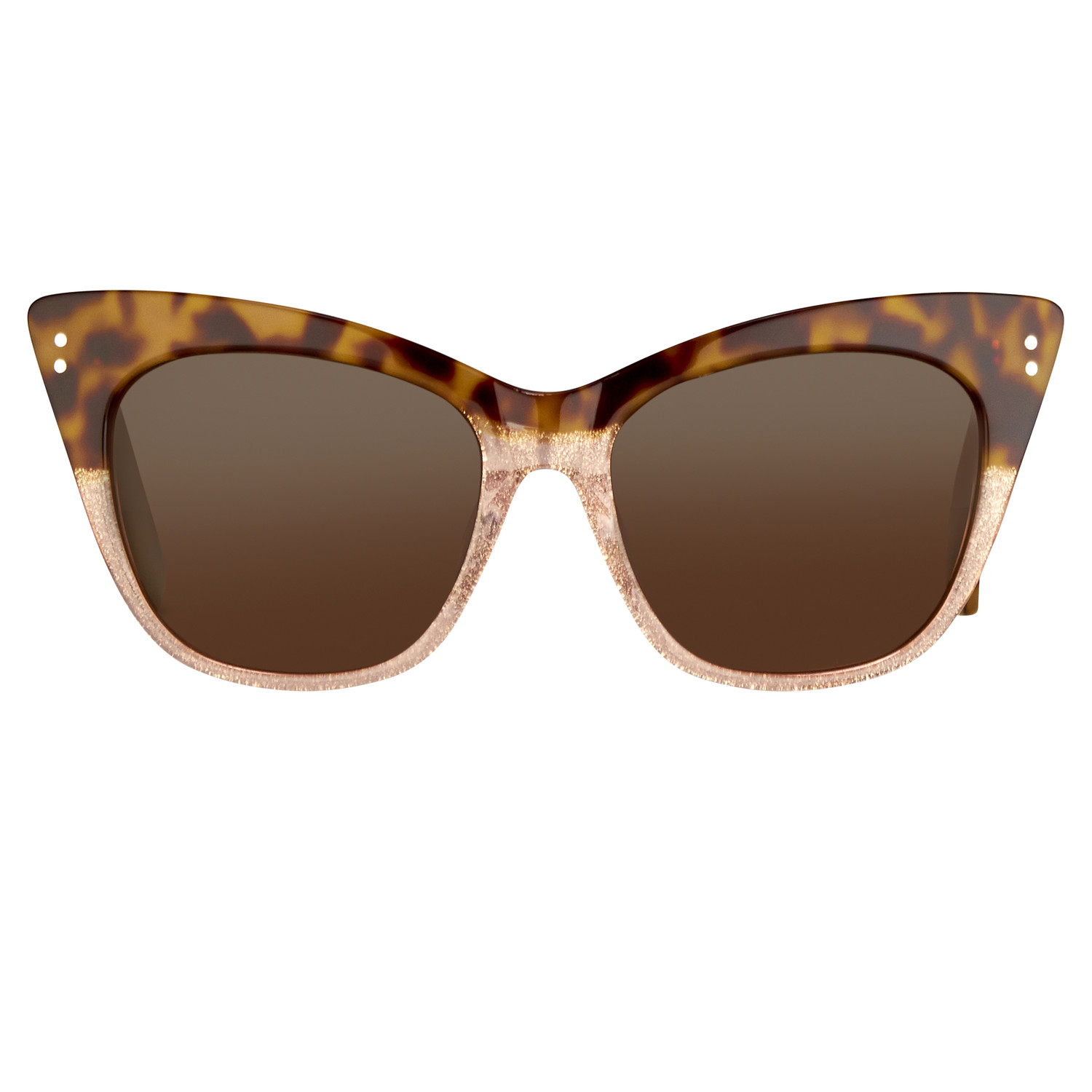 Women's 22C1 Sunglasses // Tortoiseshell + Rose Glitter + Rose Gold Erdem Touch of Modern
