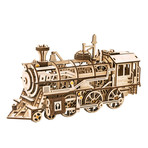 DIY Mechanical Gear 3D Wooden Puzzle // Locomotive