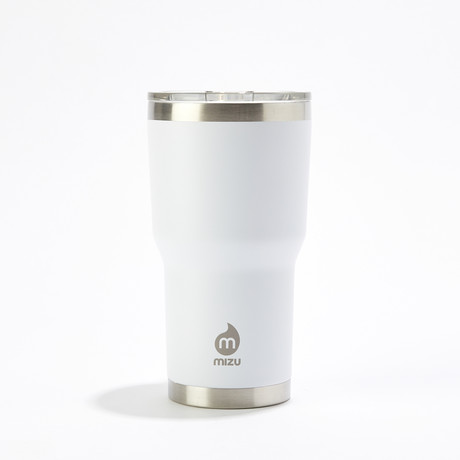 Vacuum Sealed Stainless Steel Tumbler // 21 oz (White)