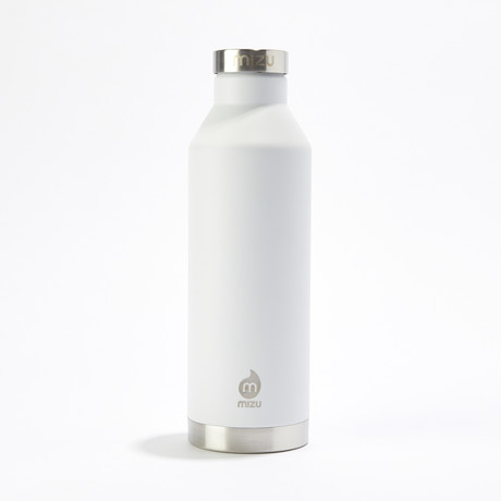 Vacuum Sealed Stainless Steel Bottle // 26 oz (White)