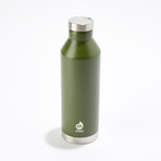 Vacuum Sealed Stainless Steel Bottle // 26 oz (Army Green)