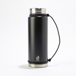 Vacuum Sealed Stainless Steel Bottle // 36 oz (Black)