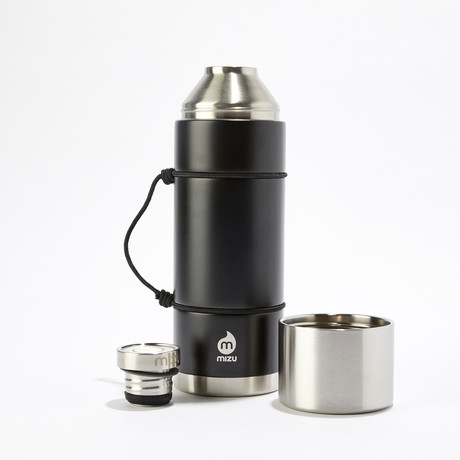 Double Wall Vacuum Sealed Thermos // 33 oz (Black)