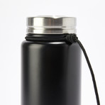 Vacuum Sealed Stainless Steel Bottle // 36 oz (Black)