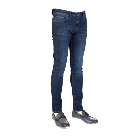 Adlee Denim Jeans // Dark Blue (XS)