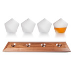 Whiskey Flight Serving Set // Frosted