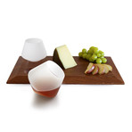 Whiskey Cheese Board Set // Frosted