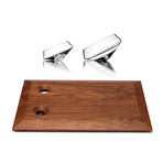 Chip And Dip Serving Set (Clear)