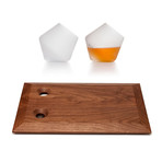 Whiskey Cheese Board Set // Frosted