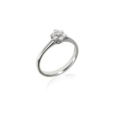 Crivelli 18k White Gold Diamond Ring II // Ring Size: 7.25