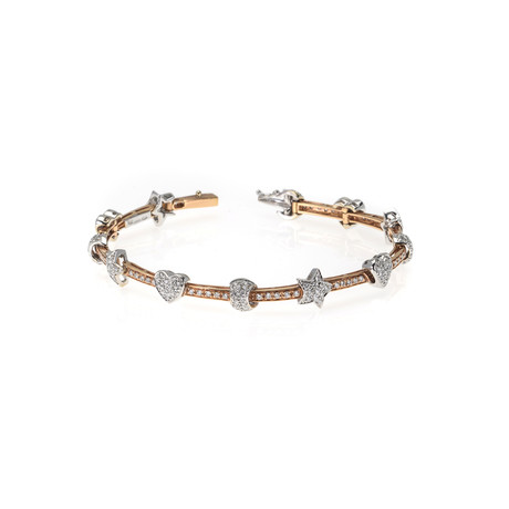 Crivelli 18k Two-Tone Gold Diamond Bracelet I