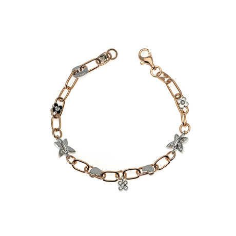 Crivelli 18k Two-Tone Gold Diamond Bracelet IX