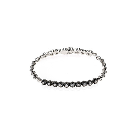 Crivelli 18k White Gold Diamond Bracelet III