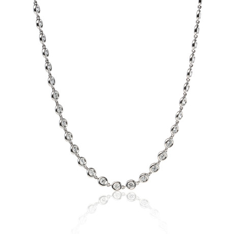 Crivelli 18k White Gold Diamond Necklace VIII