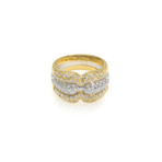 Crivelli 18k Two-Tone Gold Diamond Ring // Ring Size: 6.75