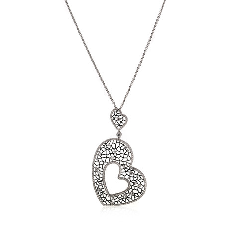 Crivelli 18k White Gold Diamond Necklace IV